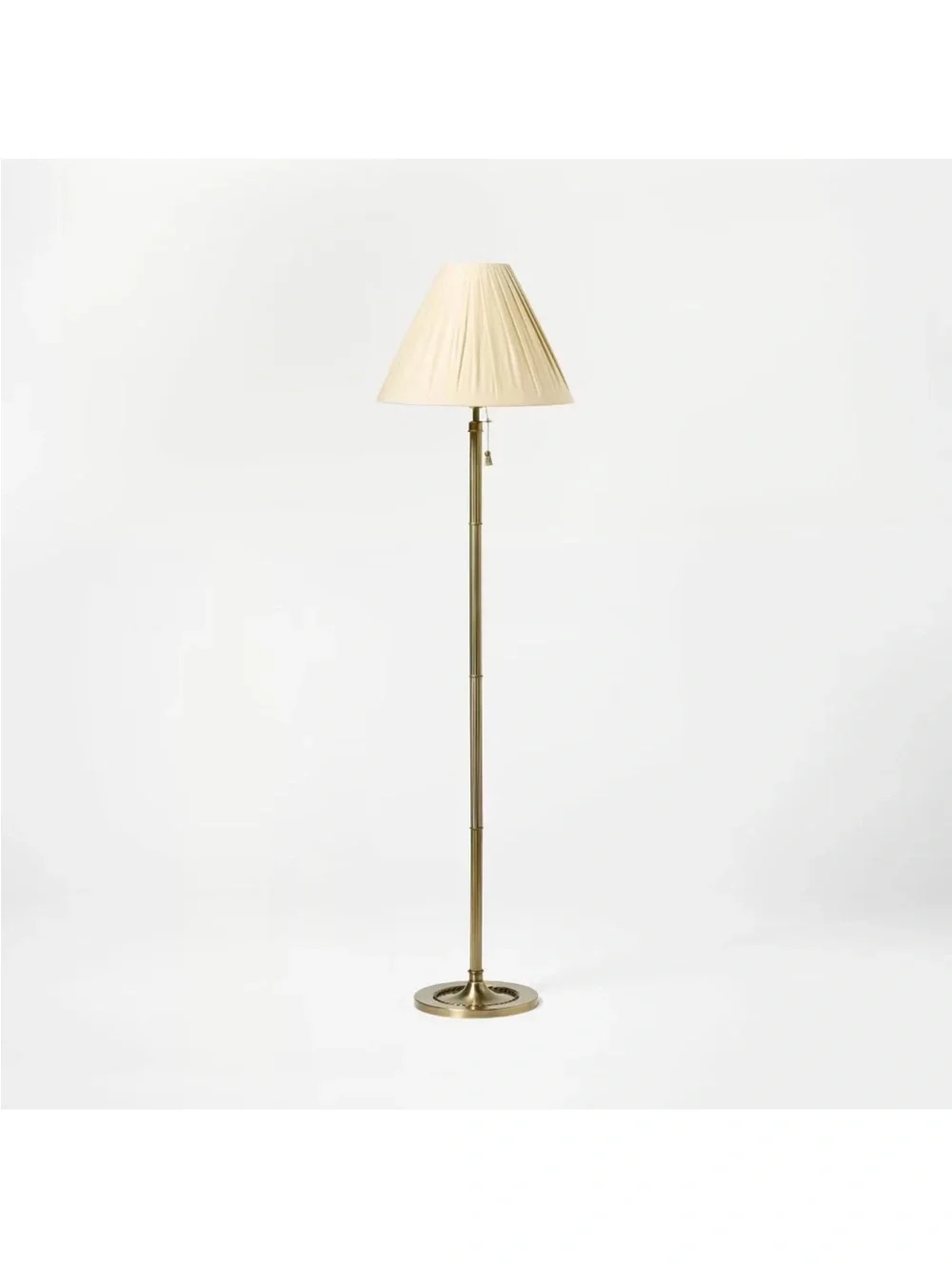 Fluted Brass Floor Lamp - Threshold designed with Studio McGee